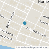 Map location of 301 Bering St, Nome AK 99762