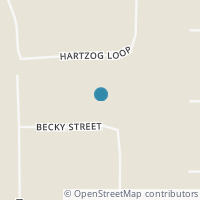 Map location of 1290 Becky St, North Pole AK 99705