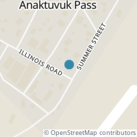 Map location of 101 Illinois St, Anaktuvuk Pass AK 99721