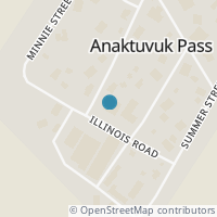 Map location of 113 Illinois St, Anaktuvuk Pass AK 99721