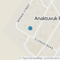 Map location of 117 Illinois St, Anaktuvuk Pass AK 99721