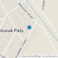 Map location of 1082 Summer St, Anaktuvuk Pass AK 99721
