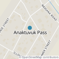 Map location of 3027 Main St, Anaktuvuk Pass AK 99721
